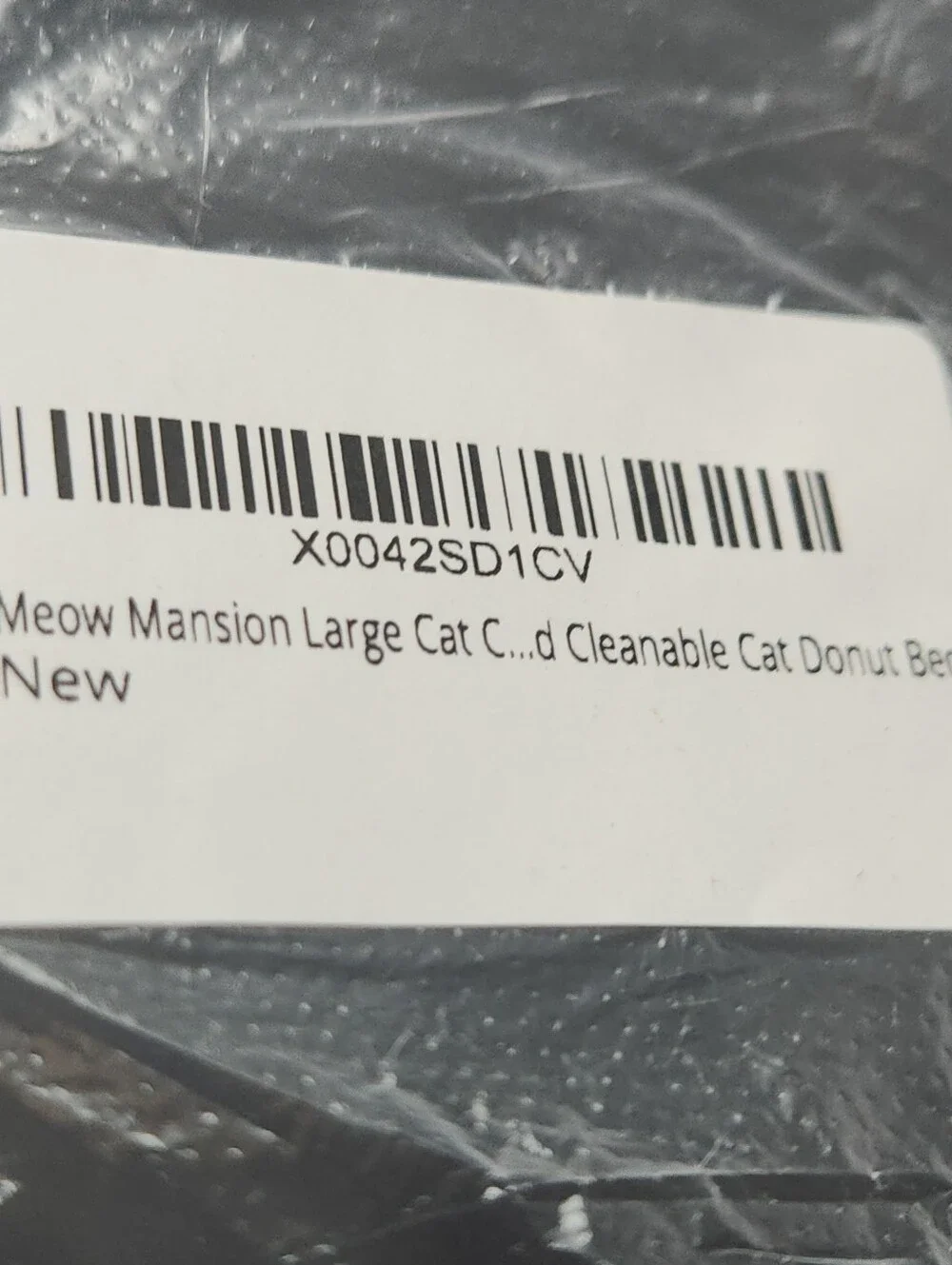 Meow Mansion Large Cat Cave Donut - Cat Tunnel; up to 30lbs - 3 Toy Balls